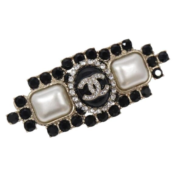 Chanel Coco Mark Black Metal brooch - Picture 1 of 7